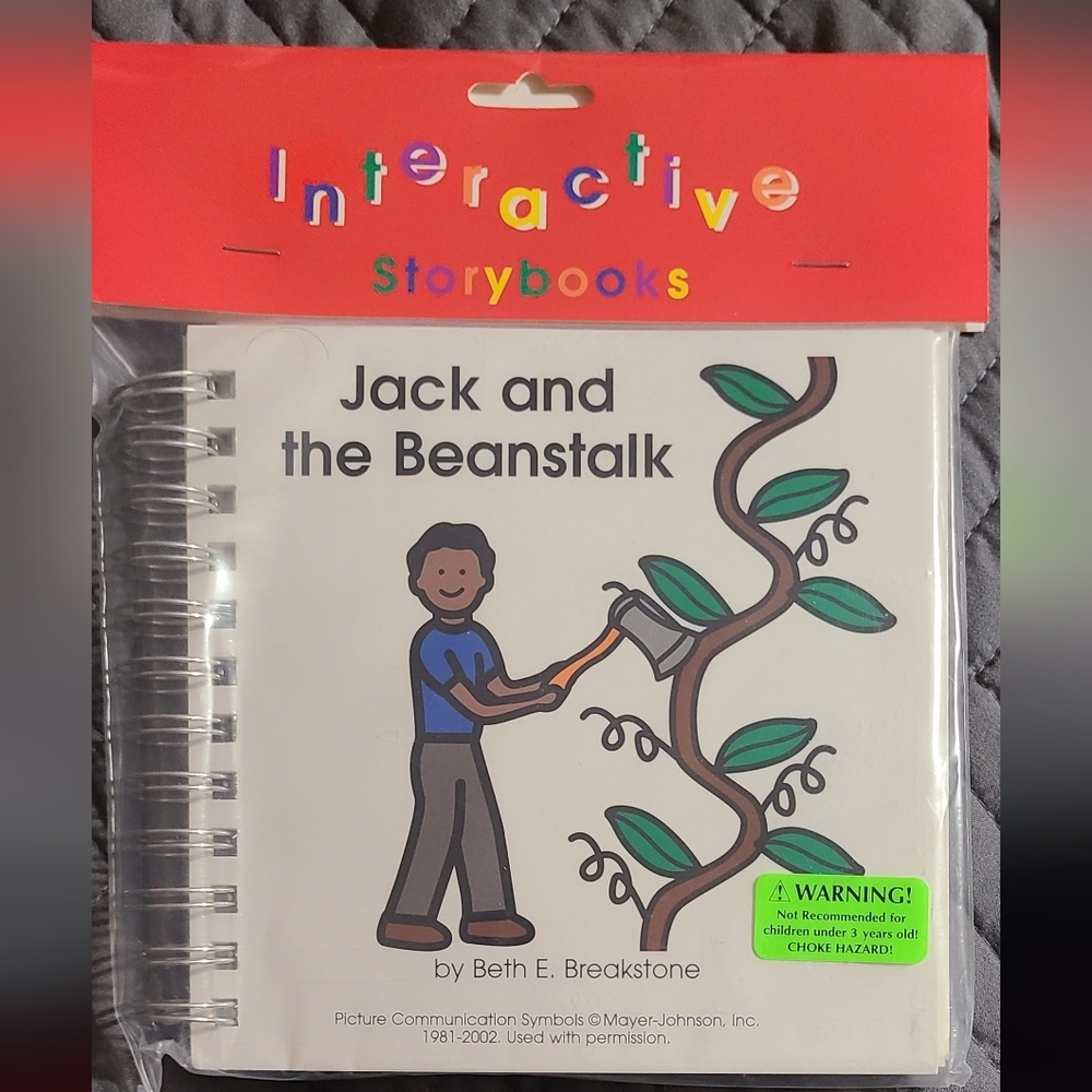 Interactive Storybook Jack And The Beanstalk Special Ed, Autism, Beth Breakstone